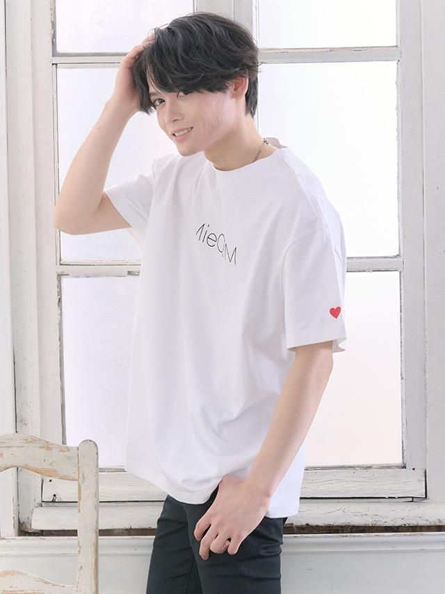 MieQaMロゴTシャツ-ホワイト(メンズ｜ユニセックス) - 黒崎みさ