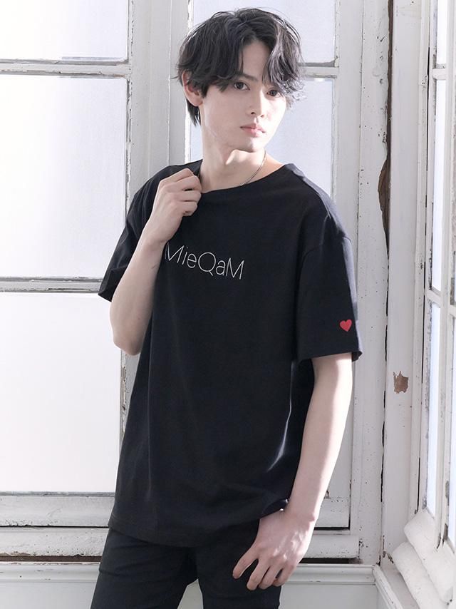 MieQaMロゴTシャツ-ブラック(メンズ｜ユニセックス) - 黒崎みさ