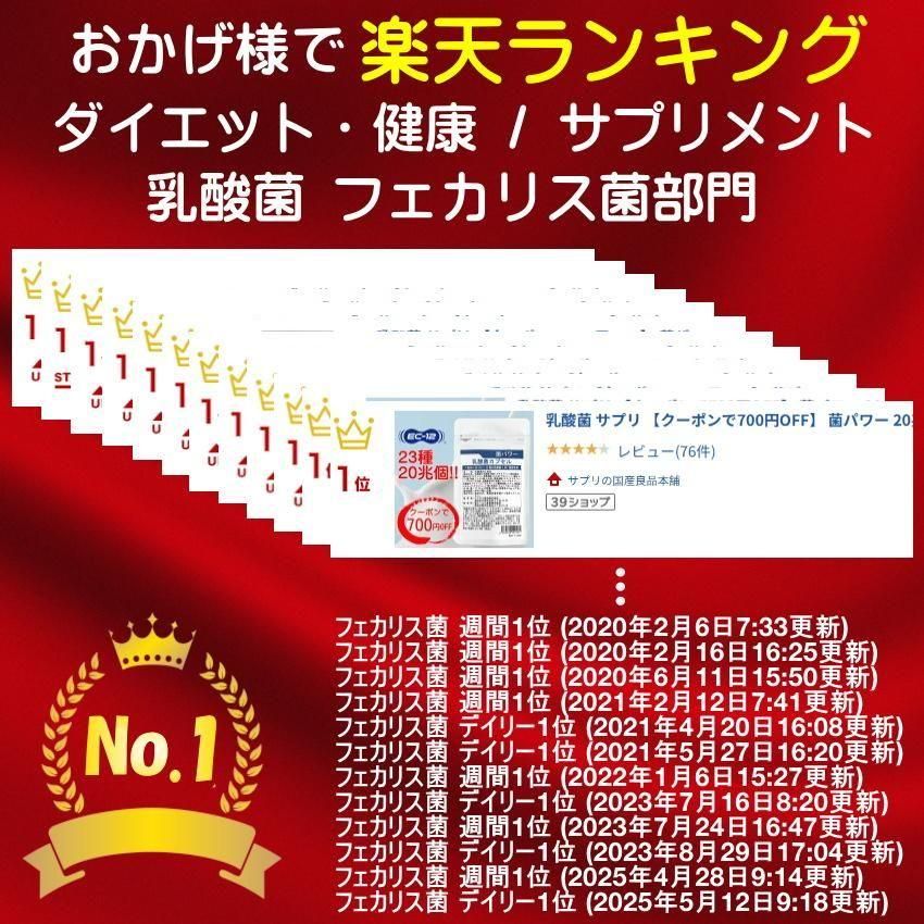 乳酸菌 サプリ 酵素 Ec 12 菌パワー プロバイオティクス サプリメント