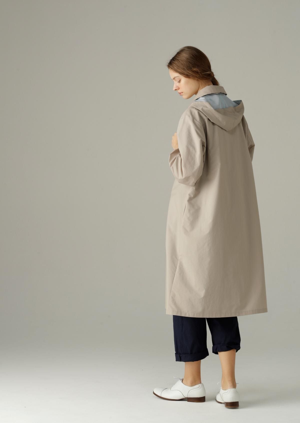 【美品】nooy パフカラーコート　ベージュ パフカラーコート / レインプルーフ - online store | nooy / ヌーイ
