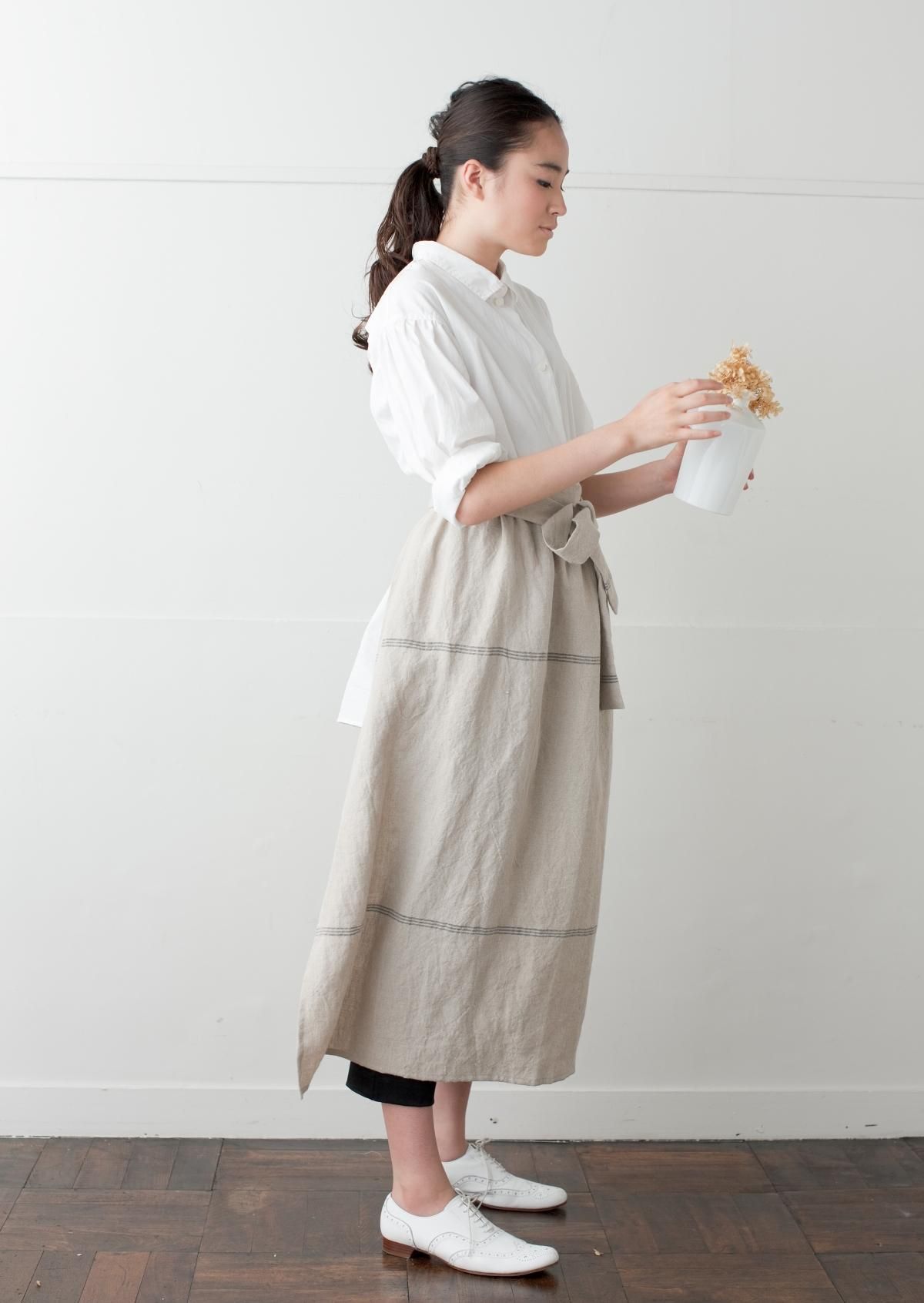 ロングエプロンスカート - online store | nooy / ヌーイ ロングエプロンスカート - online store | nooy / ヌーイ