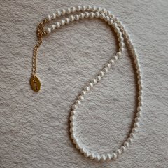 aries mini pearl necklace