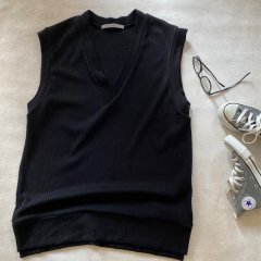 SELECT Vneck lib vest<img class='new_mark_img2' src='https://img.shop-pro.jp/img/new/icons16.gif' style='border:none;display:inline;margin:0px;padding:0px;width:auto;' />