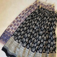 SELECT flare ethnic skirt