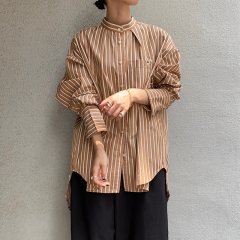 SELECT stripe wide blouse 