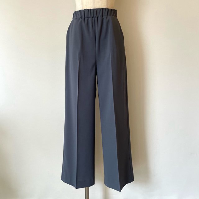 SELECT center press wide pants - aries mirage