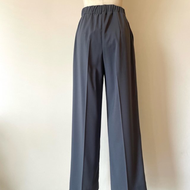 SELECT center press wide pants - aries mirage