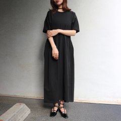SELECT balloon sleeve flare one-piece