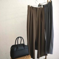 SELECT twill wide pants