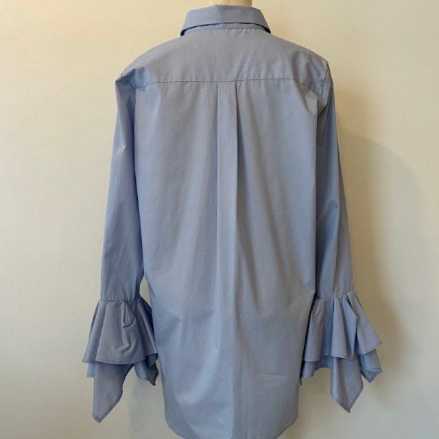 ETRE フリルトップス ETRE TOKYO カットオフフリルネックシャツ