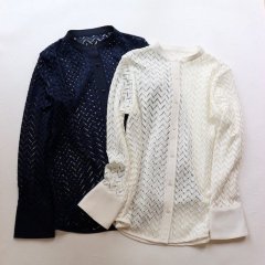 SELECT bandcollar lace shirts