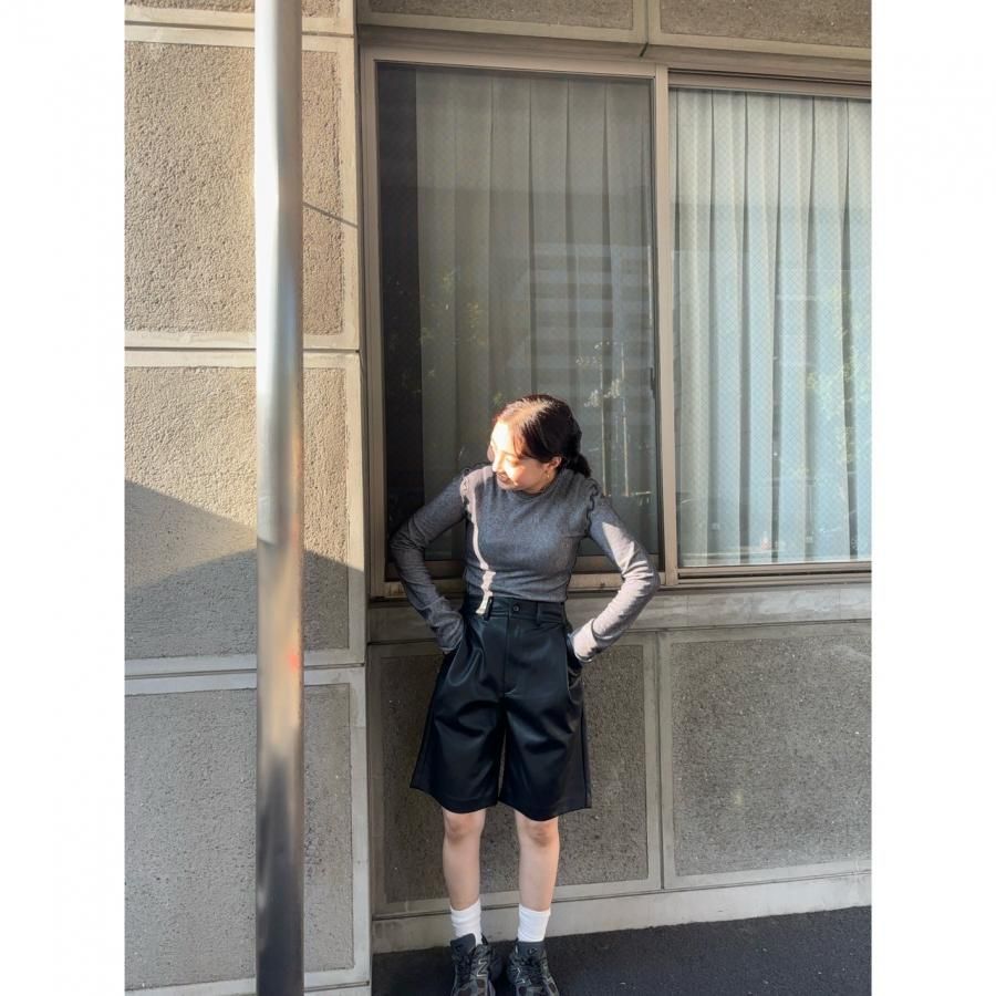 国産品 pants half leather eco SELECT - mirage aries パンツ