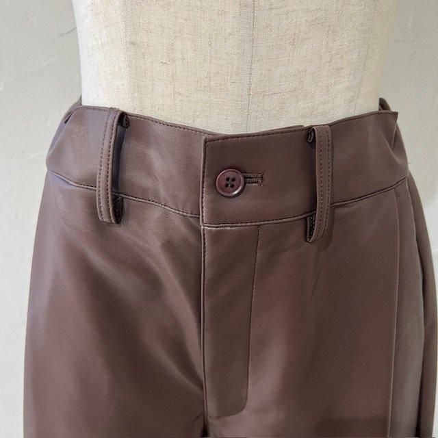 SELECT eco leather half pants - aries mirage