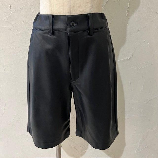SELECT eco leather half pants - aries mirage