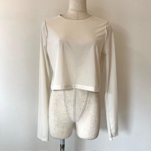 アンヌーク　anuke Velour Short Tops anuke Velour Short Tops - aries mirage