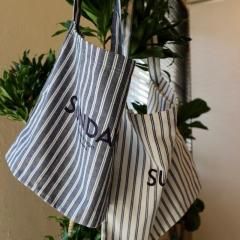 SELECT stripe tote bag