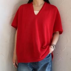 SELECT cotton whole garment pullover