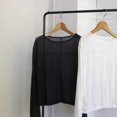 SELECT slab sheer pullover