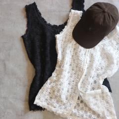 anuke Lace Sleeveless Tops