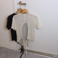 anuke Sheerrib Backopen T-shirts