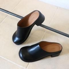 anuke Ecoleather Heel Slip-ons