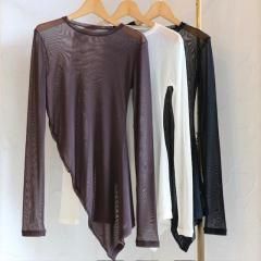 TODAYFUL Asymmetry Mesh Tops