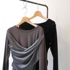 SELECT velour docking long tee
