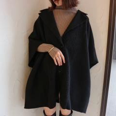 SELECT over poncho coat