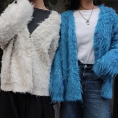 SELECT shaggy cardigan