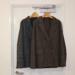SELECT tweed tailored jacket
