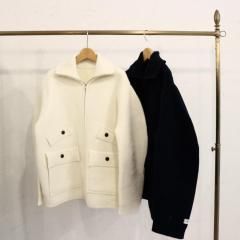 ETRE TOKYO ダブルフェイスフロントファスナーニットプルオーバー