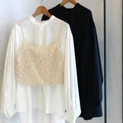 SELECT volume sleeve blouse