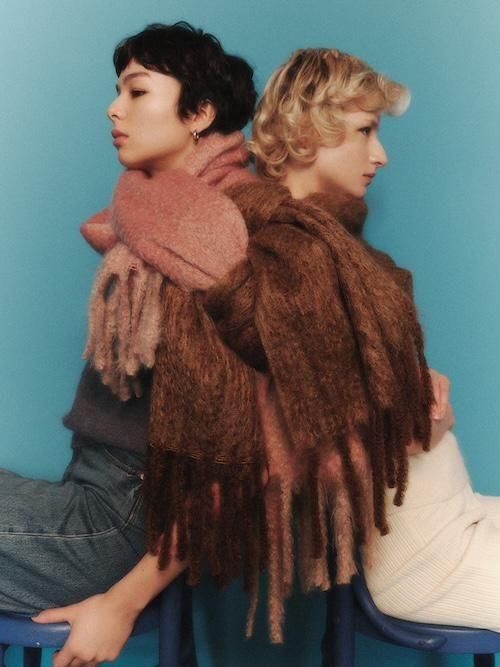 AP STUDIO 【THROW/スロー】別注シャギーカラーストール THROW（スロー）の「『別注』THROW×URBAN RESEARCH Mohair