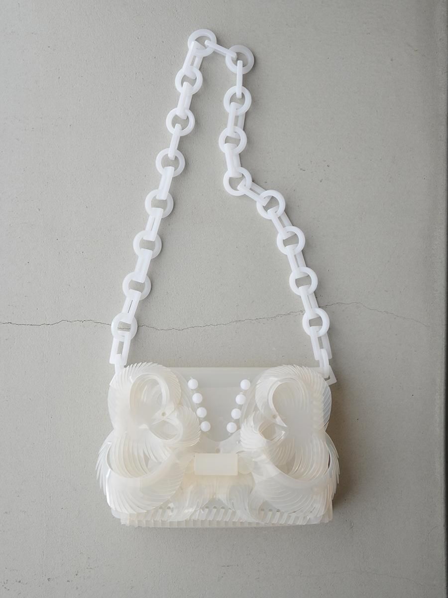 MameKurogouchi Transparent Sculptural Mini Chain Bag - Altamira MameKurogouchi Transparent Sculptural Mini Chain Bag - Altamira