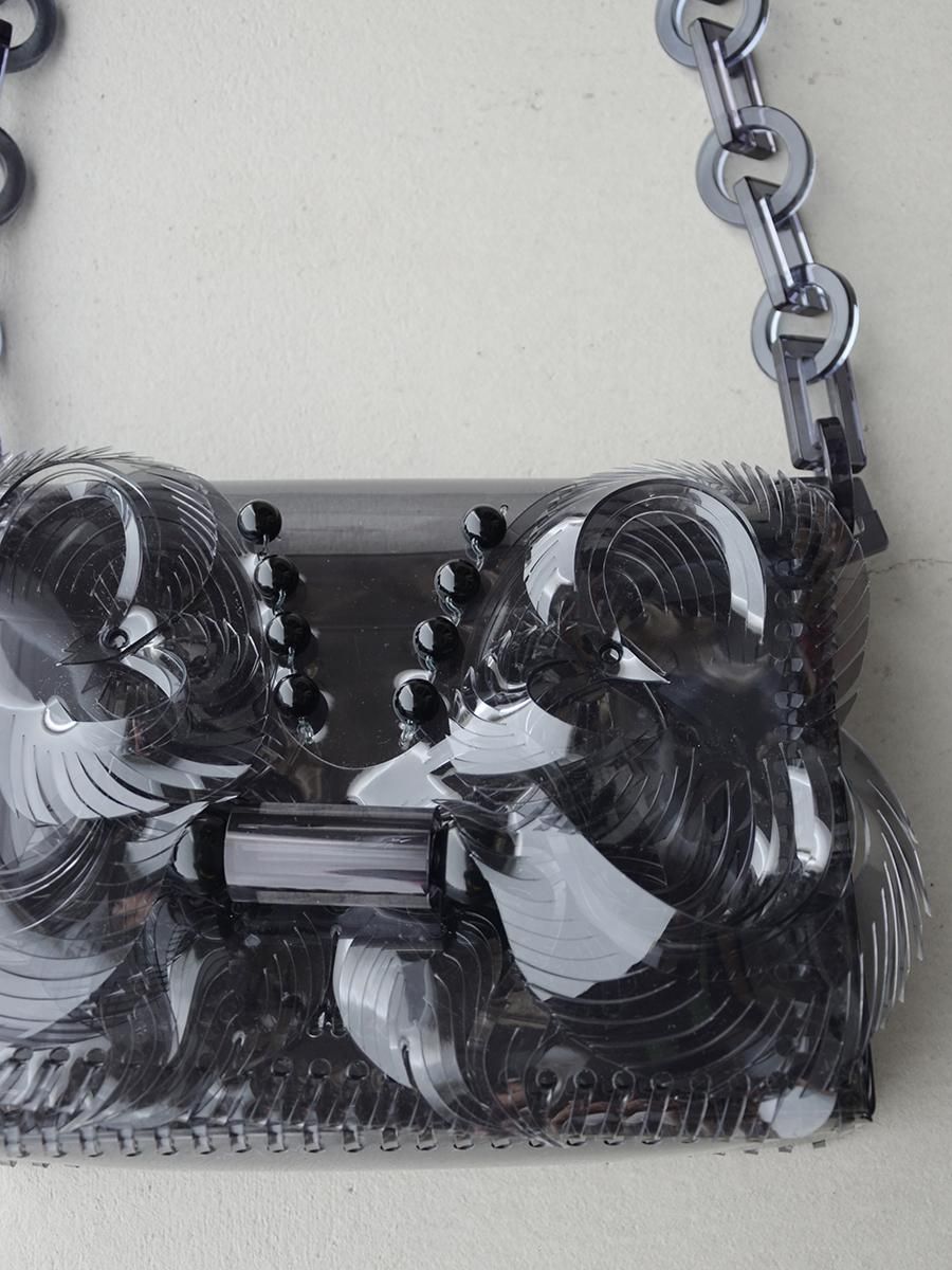 mame kurogouchi マメ クロゴウチ　PVCチェーンバッグ MameKurogouchi Transparent Sculptural Mini Chain Bag - Altamira