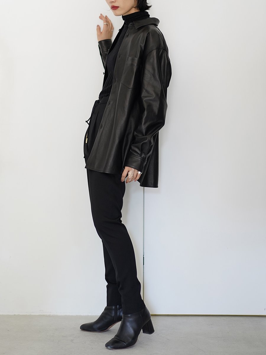 Graphpaper Sheep Leather Oversized Shirt