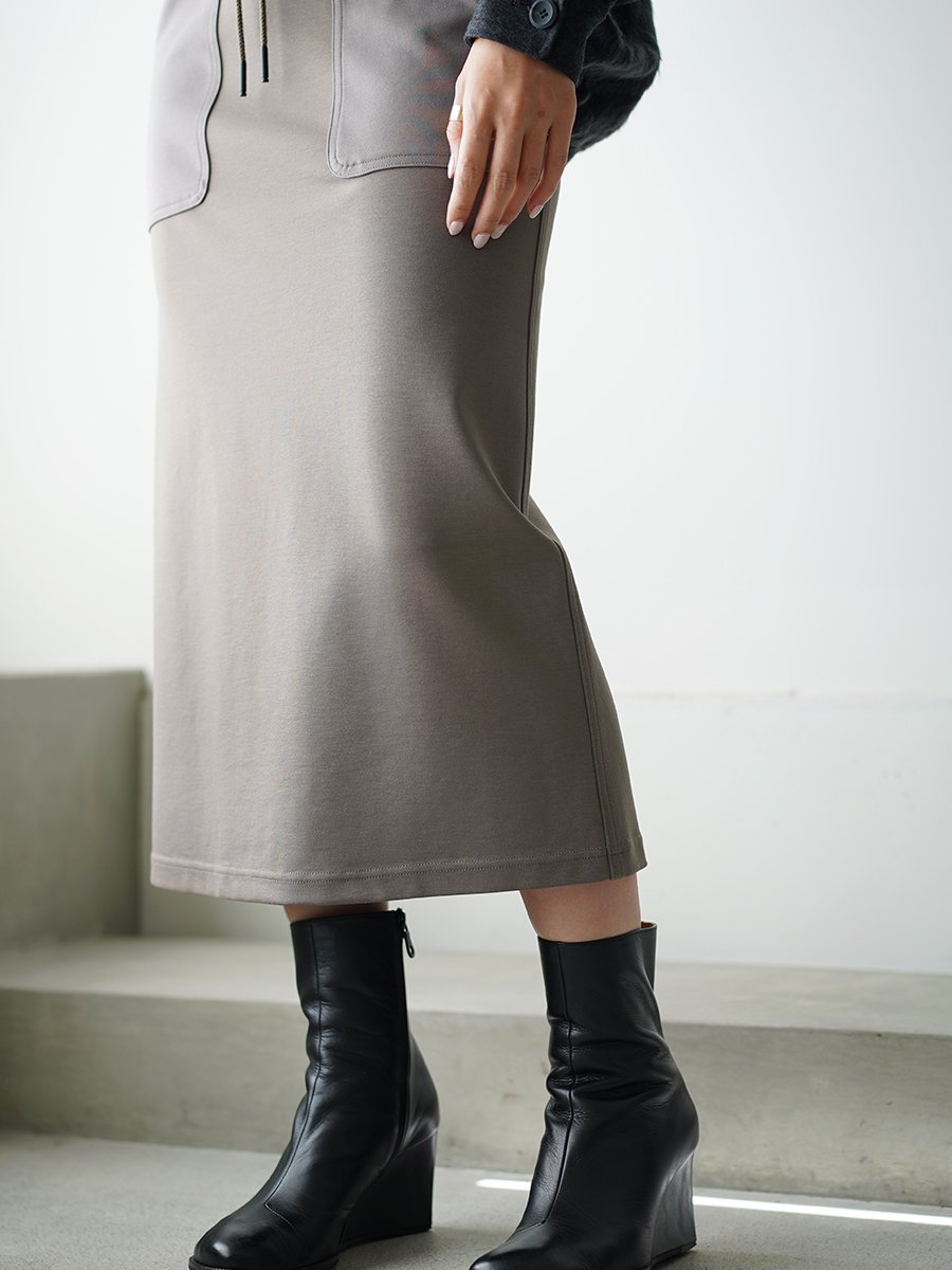 THE RERACS THE STRETCH BAKER SKIRT - Altamira