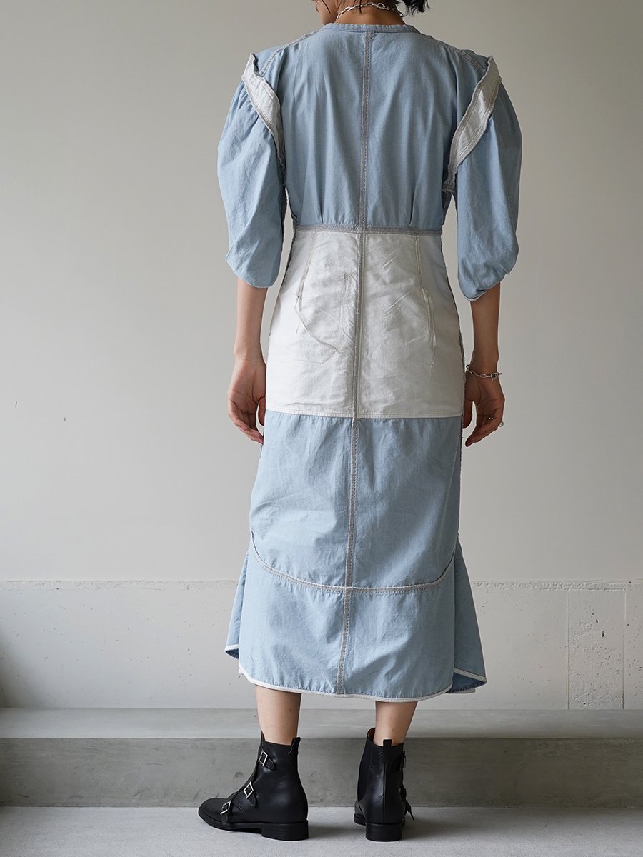 PHOTOCOPIEU 【AINO】 Bi-COLOR DRESS 