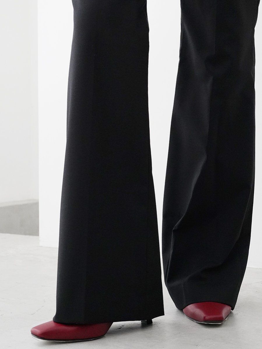 Mame Kurogouchi High Waisted Flared Suits Trousers