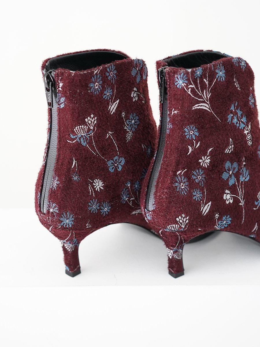 Mame Kurogouchi Floral Jacquard Boots