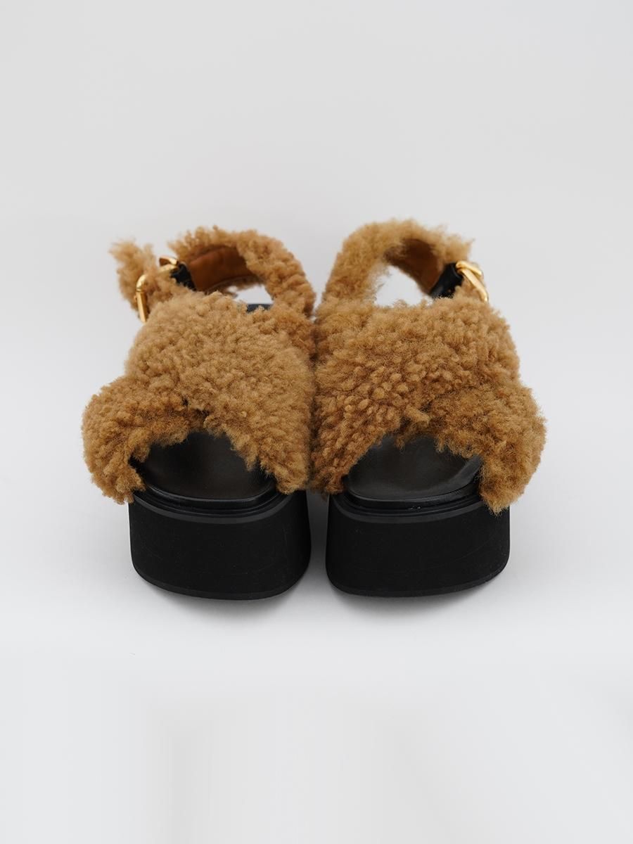 【Marni】FB Criscross chunky サンダル ☆関税送料込み MARNI FB WEDGE CRISSCROSS - Altamira