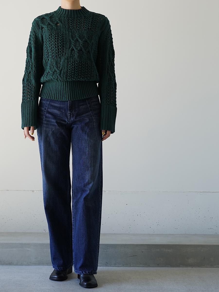 AKIRANAKA Malvina denim Pants - Altamira AKIRANAKA Malvina denim Pants - Altamira