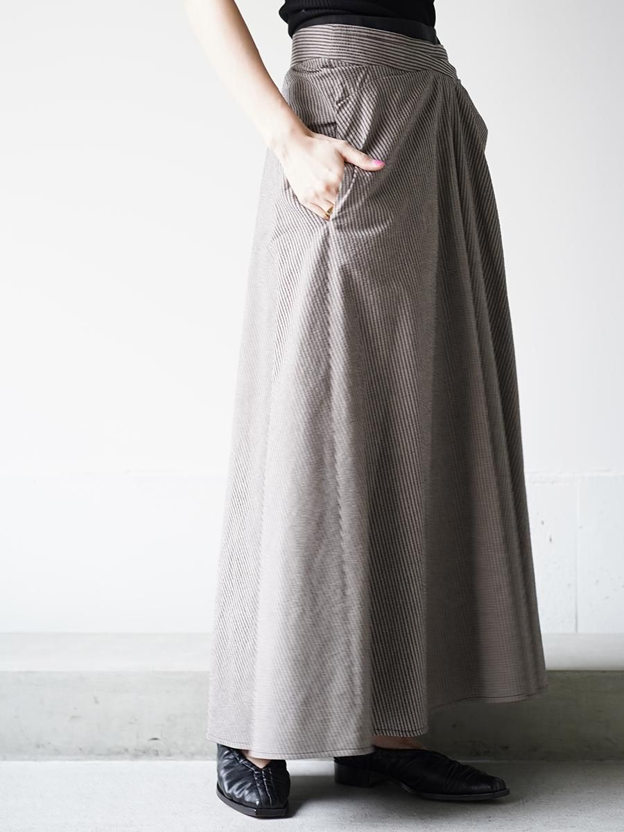 ＜PHOTOCOPIEU＞ブラック フレアスカート ロング PHOTOCOPIEU＞ブラック フレアスカート ロング PHOTOCOPIEU