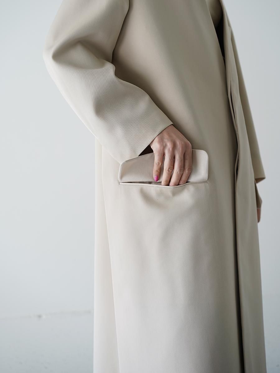 THE RERACS COLLARLESS COAT - Altamira