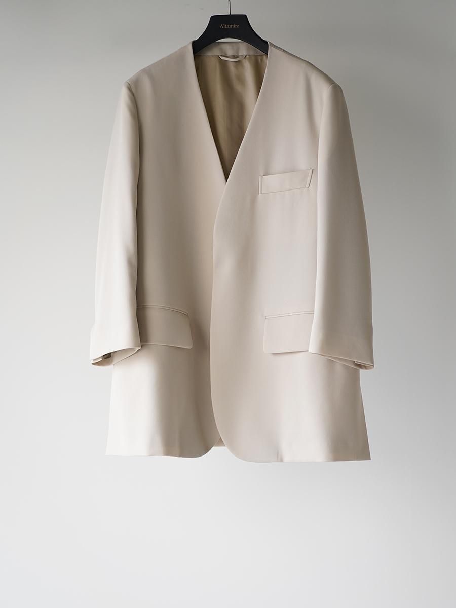 THE RERACS COLLARLESS JACKET - Altamira THE RERACS COLLARLESS JACKET - Altamira