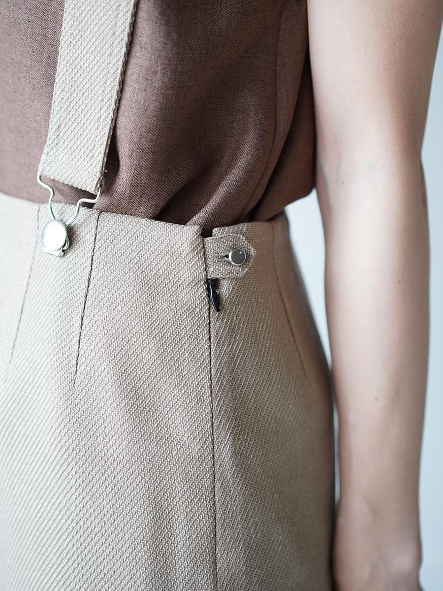 新品 THE RERACS ペンシルスカート THE RERACS│ザ・リラクス / THE PENCIL GURKHA SKIRT(BLACK)