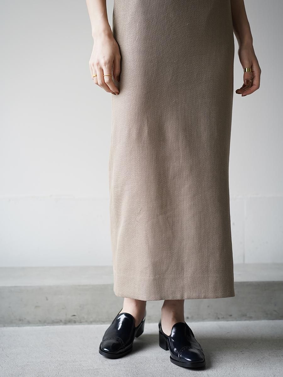 THE RERACS CSY KERSEY SUSPENDER PENCIL SKIRT - Altamira