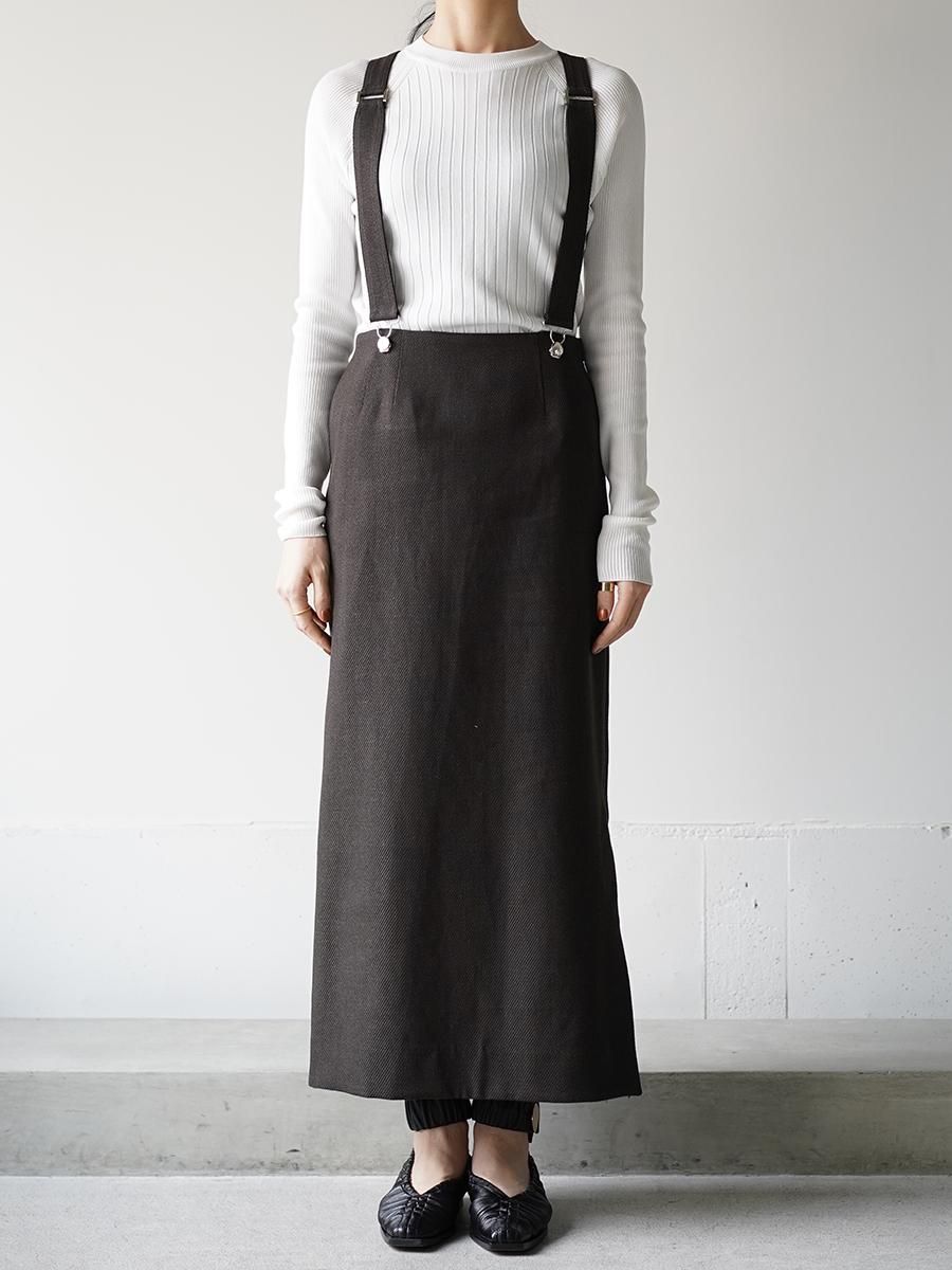 【特別セール品】 RERACS THE CSY Altamira - SKIRT PENCIL SUSPENDER KERSEY ワンピース
