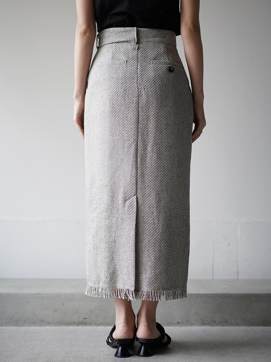 【AKIRANAKA】フリンジスカート Skirt | AKIRANAKA ONLINESTORE