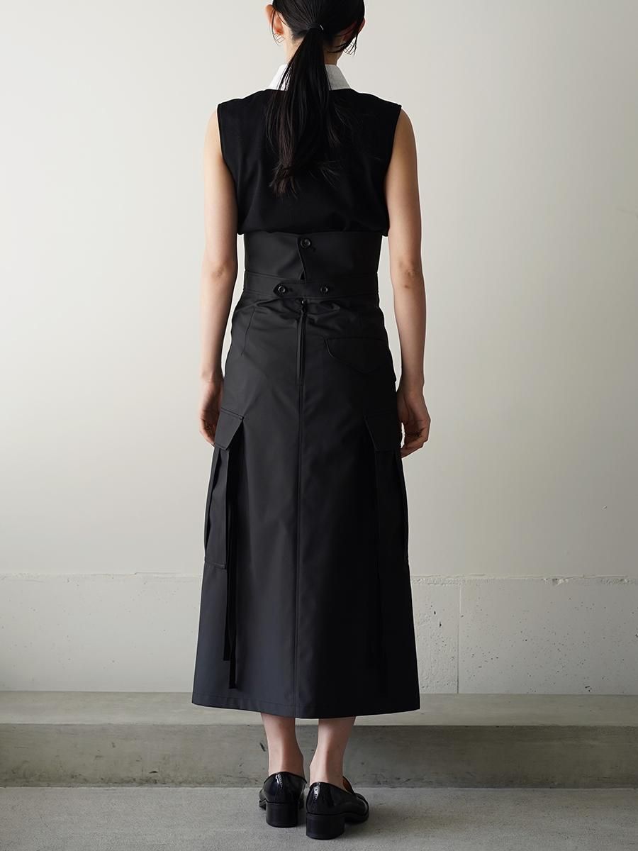 美品☆ ザ リラクス　シルク　RERACS OVERLAP SKIRT THE RERACS CARGO SKIRT - Altamira